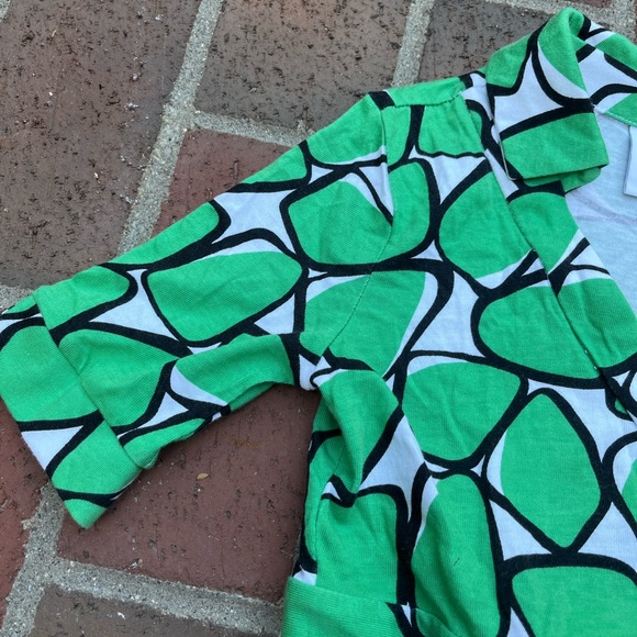 DVF for Gap Kids Small (6-7) Green Wrap Romper Dress NWT Diane Von Furstenberg - Picture 4 of 7